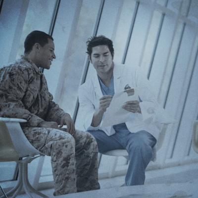 Doctor Talking to Soldier